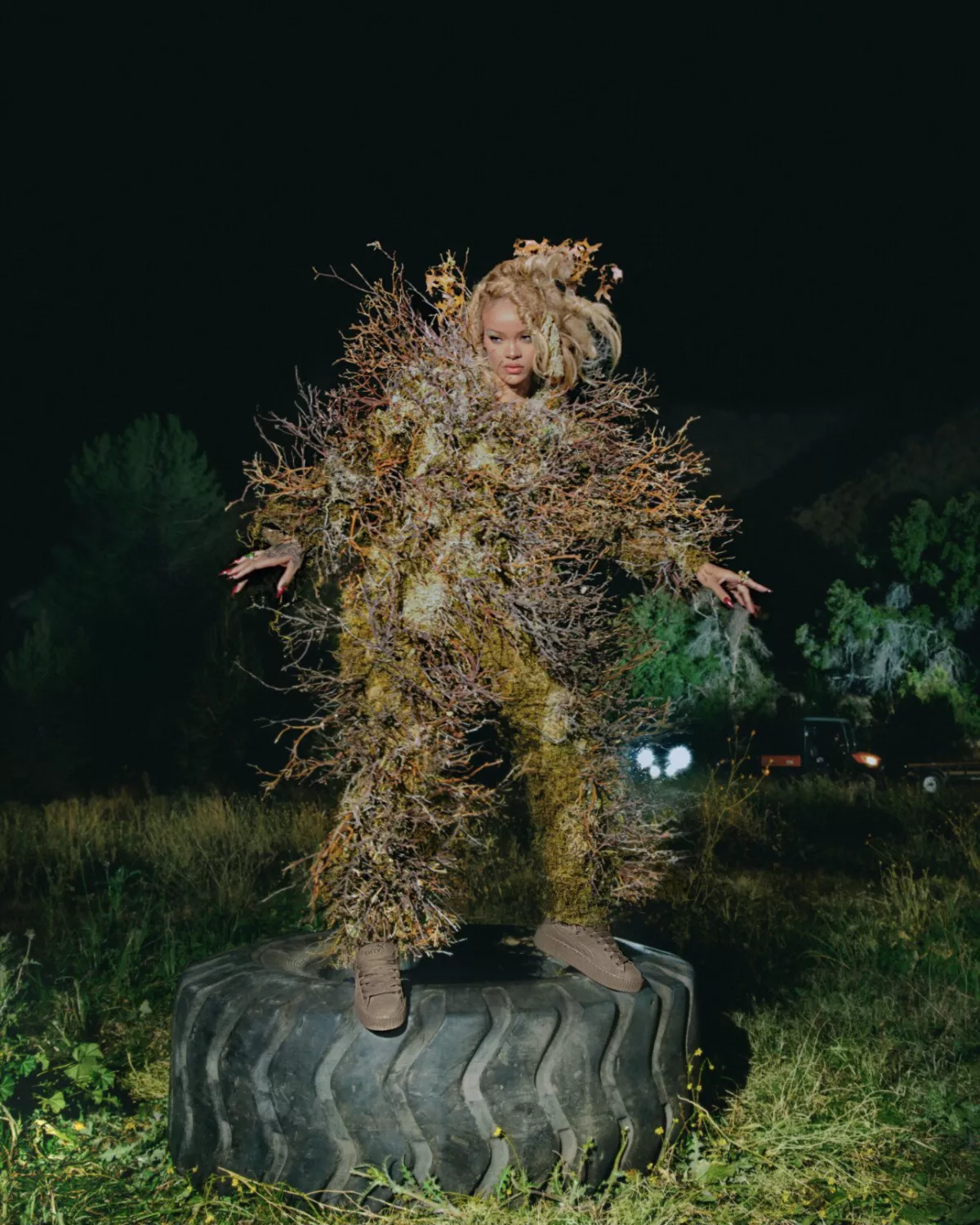 Rihanna lleva el camuflaje a otro nivel en su nueva campaña Fenty Puma 