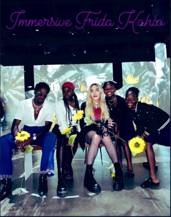 Madonna y sus hijos
