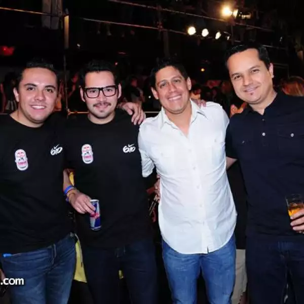 César Caudillo,Germán García,Rodrigo Mejía ( CEO Red Bull México),Marcos García