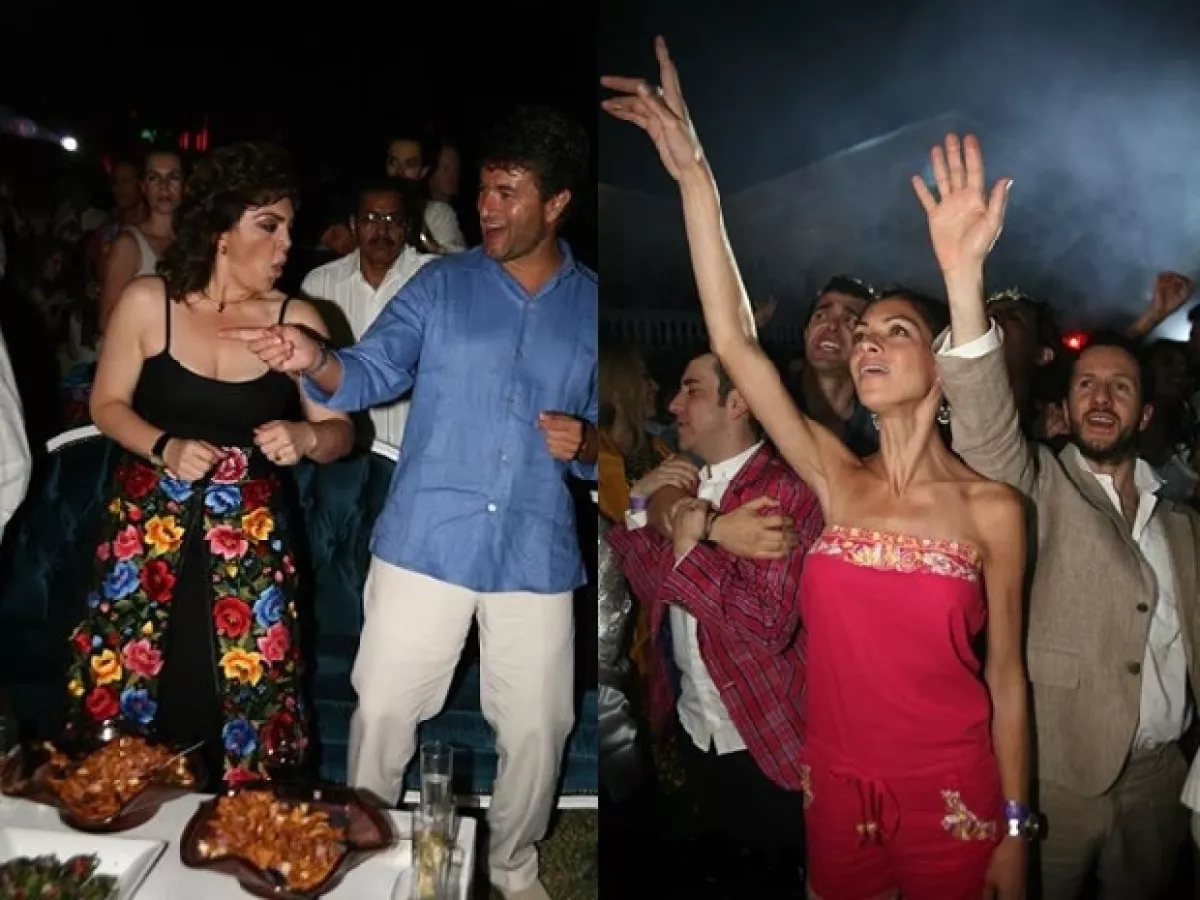 La gobernadora del Estado de Yucatán, Ivonne Ortega Pacheco estuvo acompañado por Peter Foyo. Celina de Villar y Oscar Madrazo corearon los éxitos de los cantantes (der)(Izq) Foto: Rodrigo Terreros)