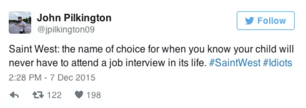Es evidente que a Saint no le faltará nada en la vida.