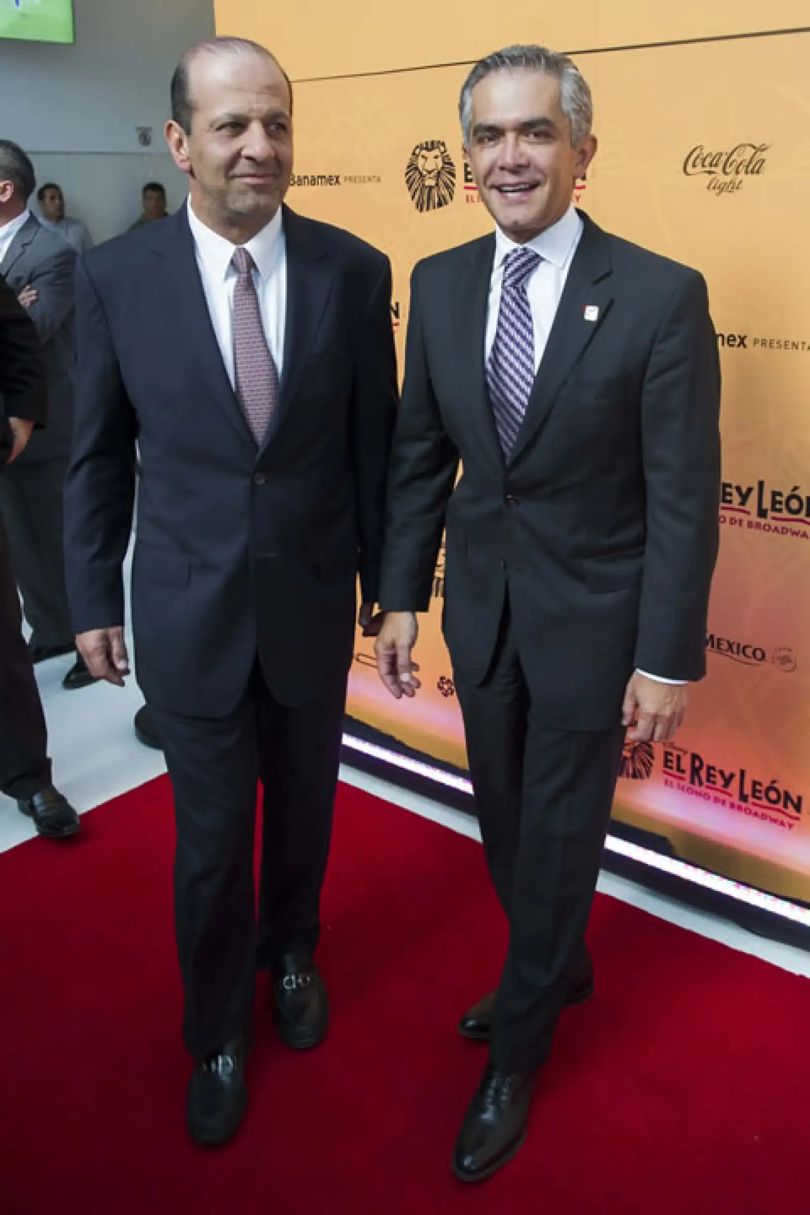 Héctor Slim y Miguel Ángel Mancera.