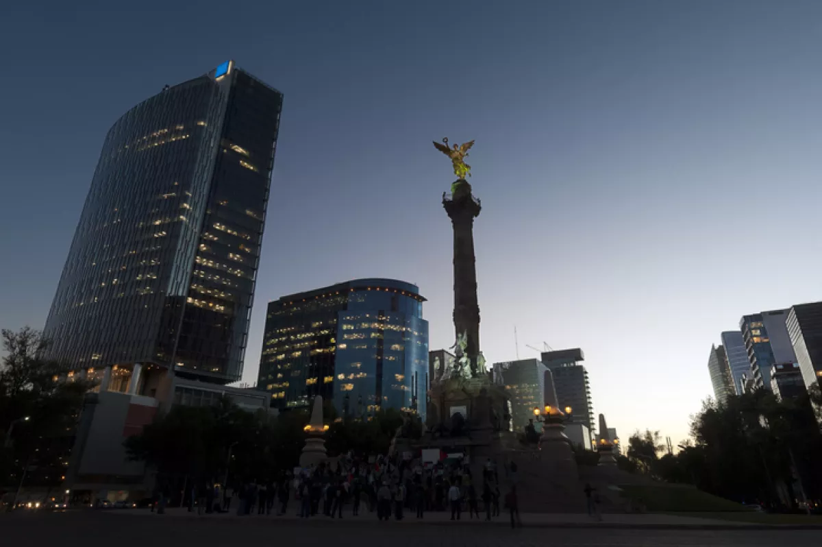 Independence Angel monument in Mexico City