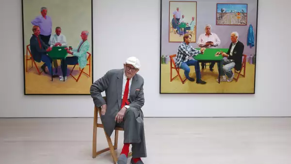 Artist David Hockney Reveals New Work
