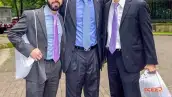 Javier Rodríguez,Hebert Bettinger y Alfonso Muñoz