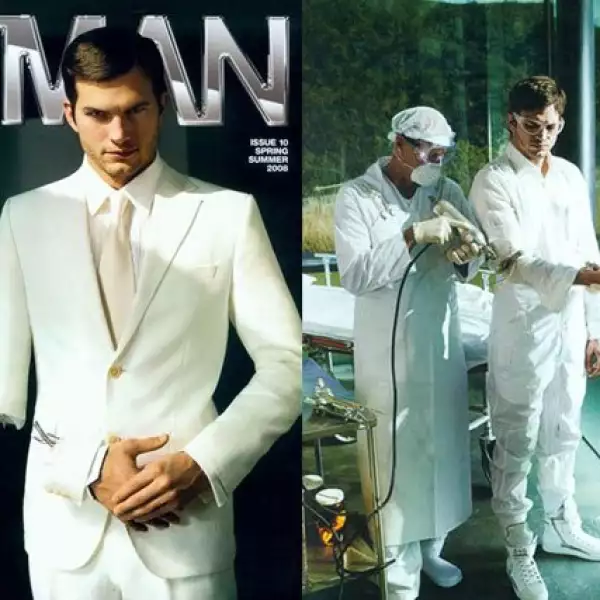 Ashton Kutcher, actor de 32 años y esposo de Demi Moore.