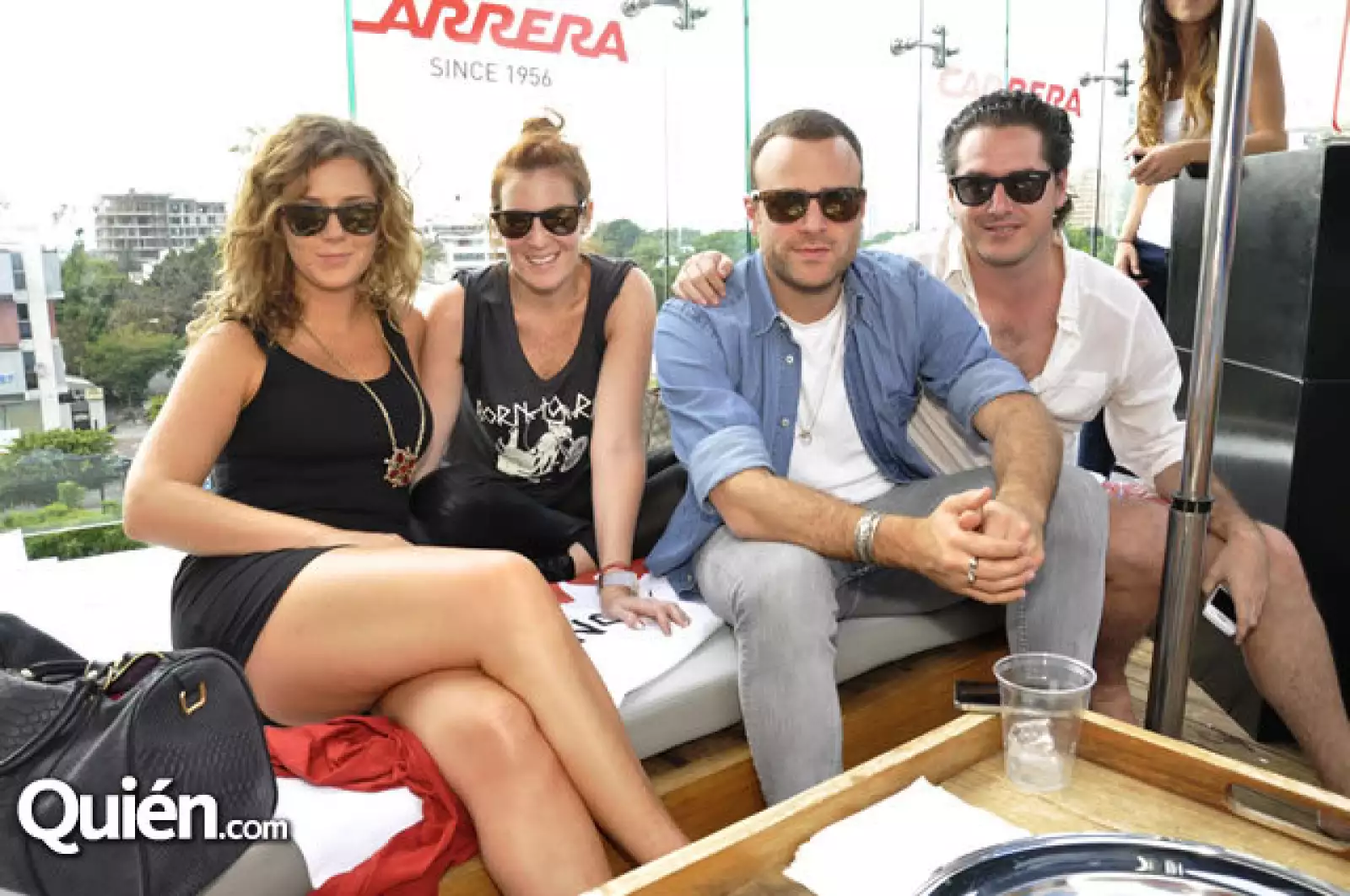 Johanna Murillo, Angie Taddei, Max Villegas y Checo Barrera