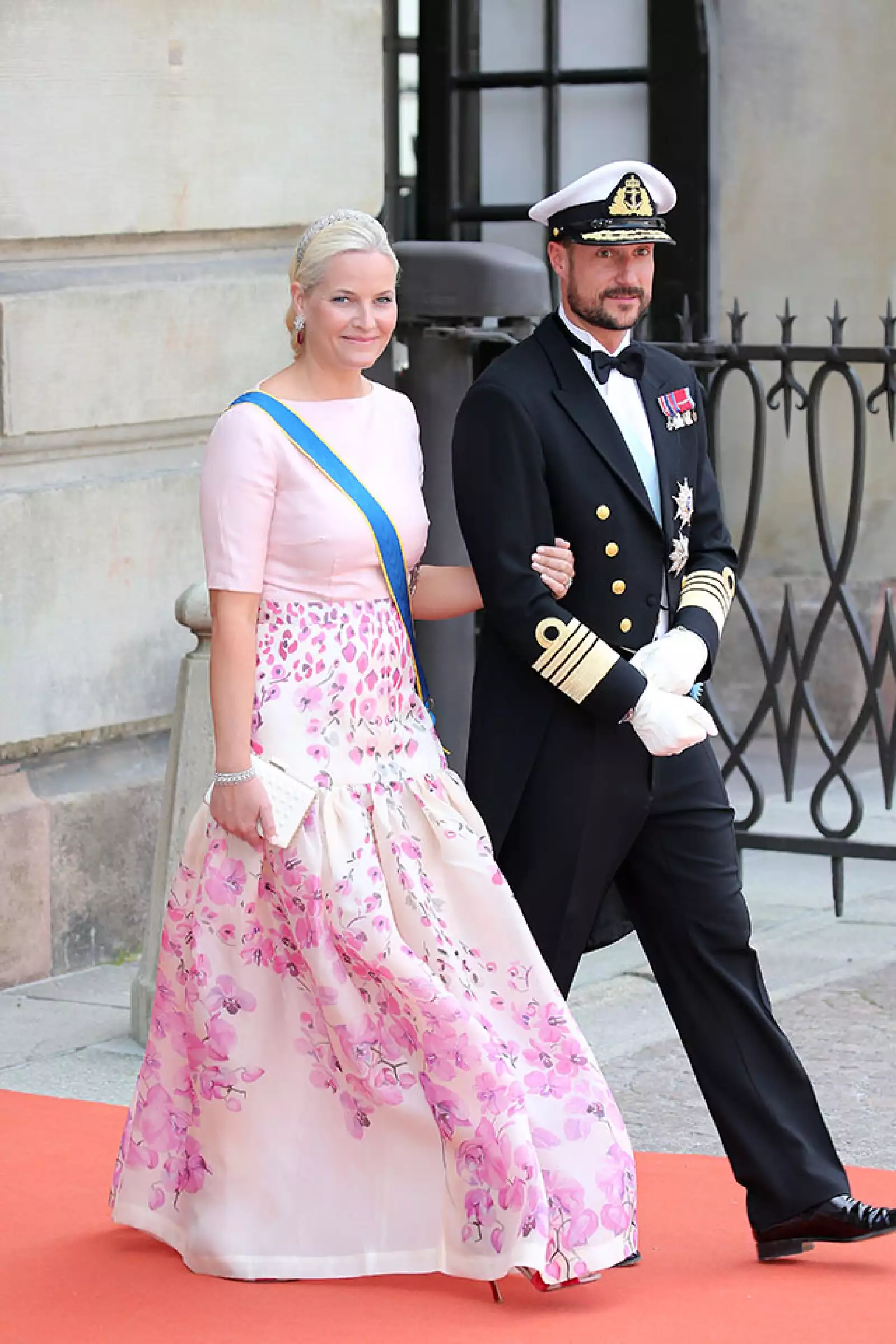 Princesa Mette-Marit de Noruega y príncipe Haakon de Noruega.