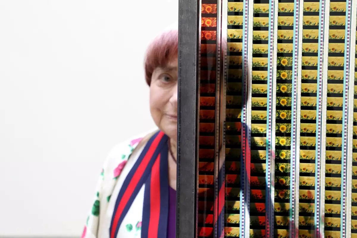 Vernissage Exposition Agnes Varda "Une Cabane De Cinema: La Serre Du Bonheur" At Galerie Nathalie Obadia