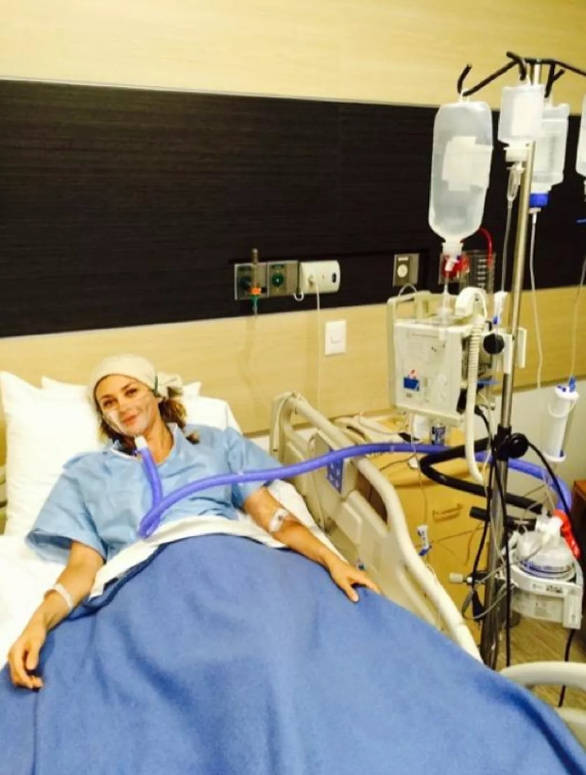 Fue el hermano de la actriz, Leonardo Arámbula quien compartió esta imagen.