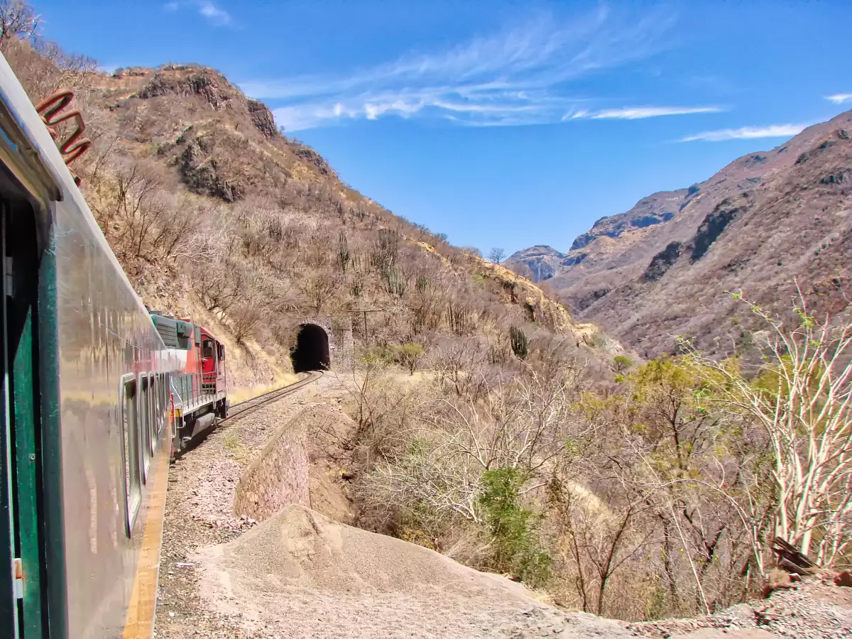 Mexico, Scenic landscapes of the famous Copper Canton (Barranca del Cobre)