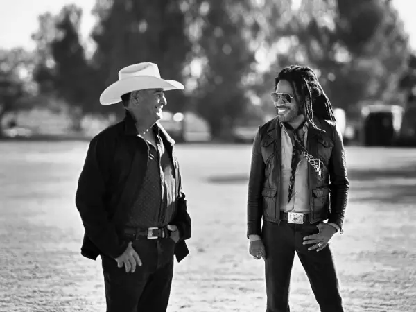 Eduardo Arrieta y Lenny Kravitz