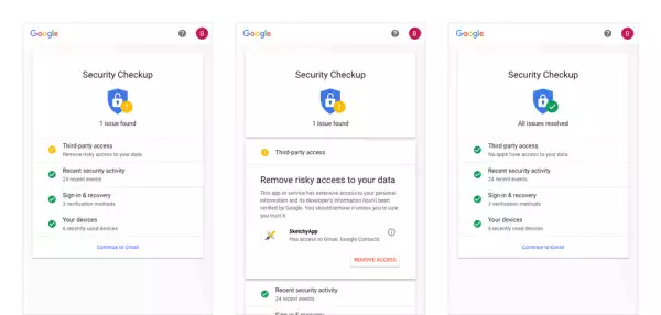 Comprobación de seguridad