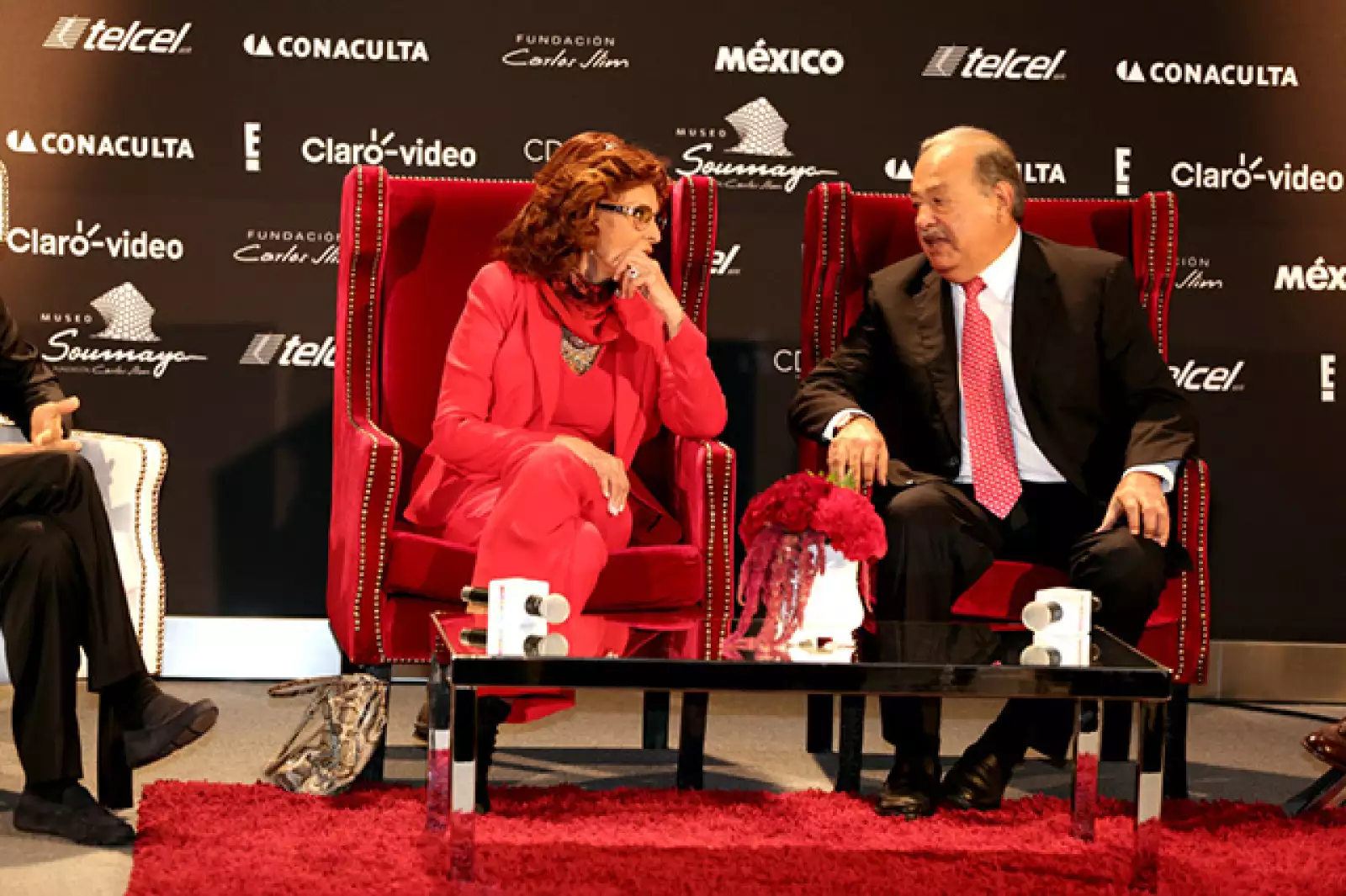 Sophia Loren,Carlos Slim