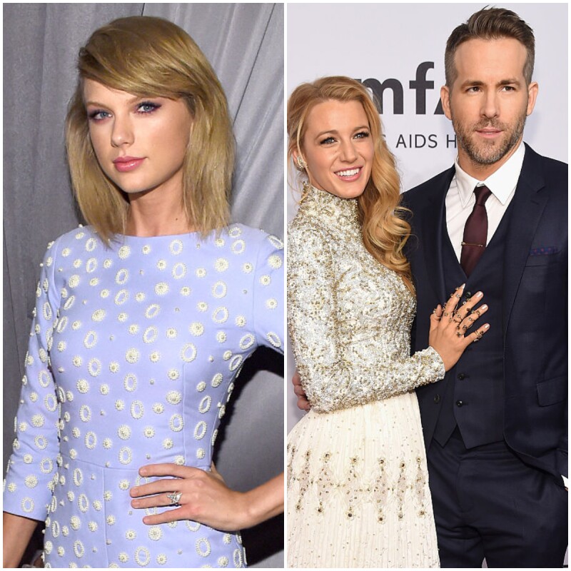 Taylor Swift, Blake Lively y Ryan Reynolds