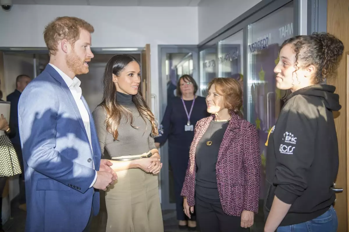 Meghan Markle y el príncipe Harry 