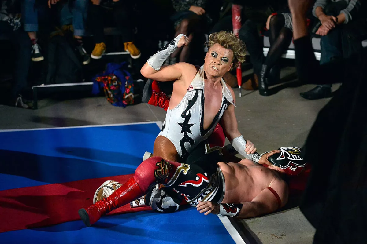 Mexican Free Wrestling Show In La Fondation Cartier in Paris