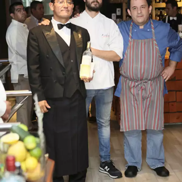 Gerardo Tellez, Pedro Marí y Antonio Barreiro
