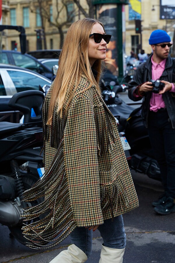 Street Style, Fall Winter 2019, Paris Fashion Week, France - 05 Mar 2019