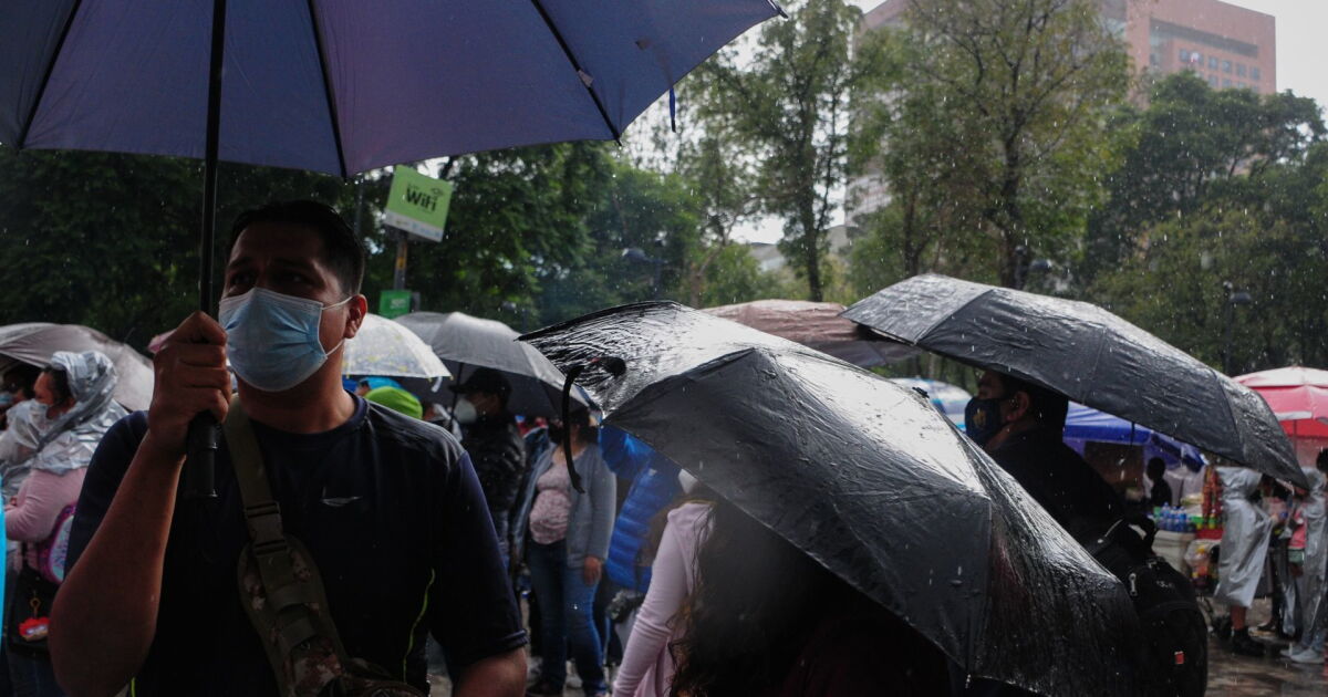Activan alerta amarilla por fuertes lluvias en la CDMX