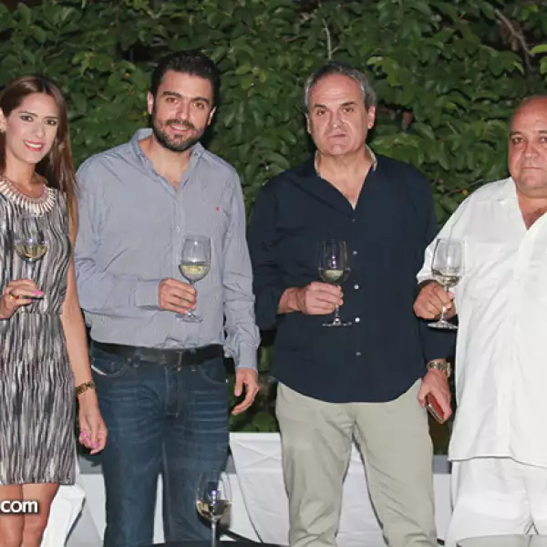 Claudia Uriostegui, Jorge Torre, Eugenio Torre y Jorge Anaya