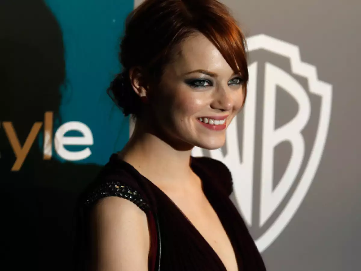 Emma Stone brilló por su belleza.