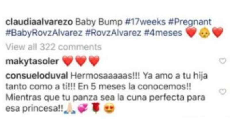 Instagram de Claudia Álvarez