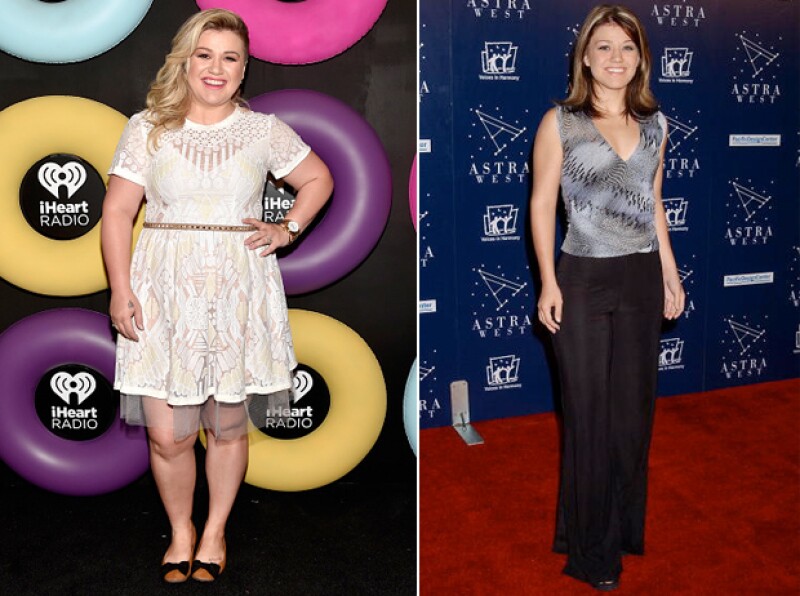 Kelly Clarkson acabó con las críticas hacia su figura, declarando que estaba feliz con su apariencia.
