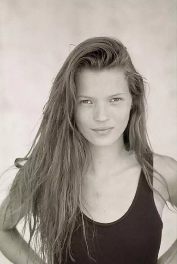 Años más tarde después de este shooting, Kate se convirtió en una famosa modelo.
