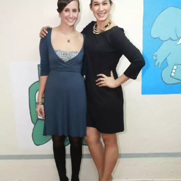 Regina Arce y Margaret Palacios