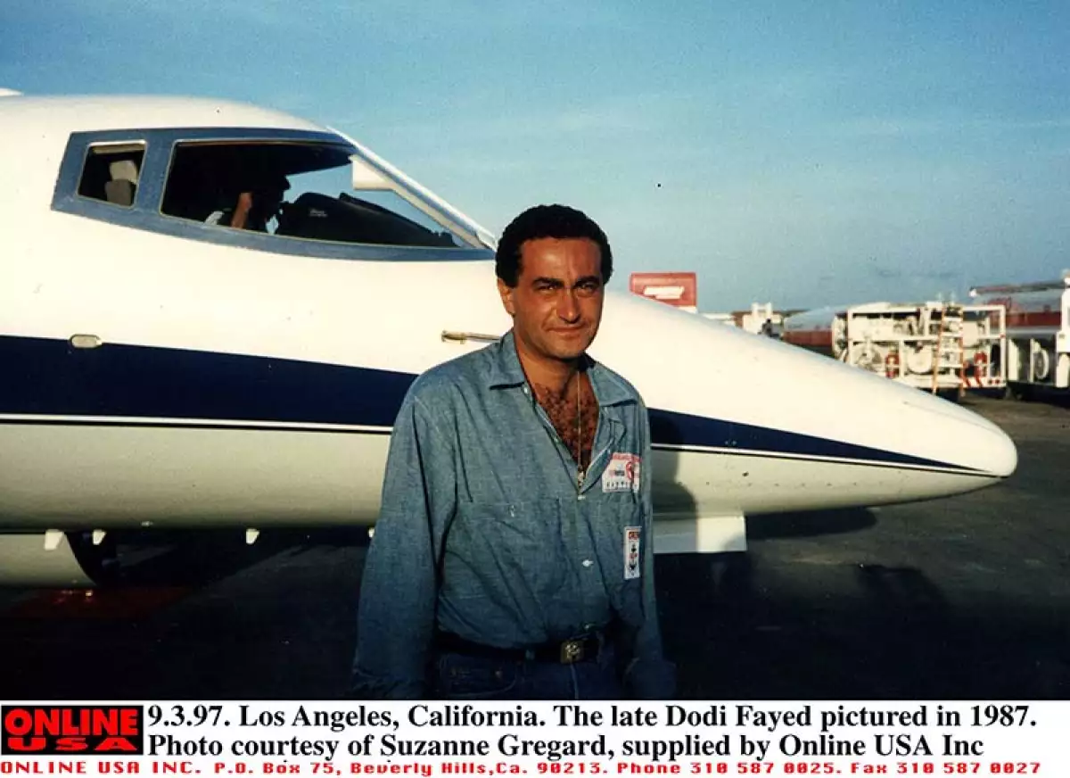 9.3.97. Los Angeles, California. The late Dodi Fayed pictured in 1987
