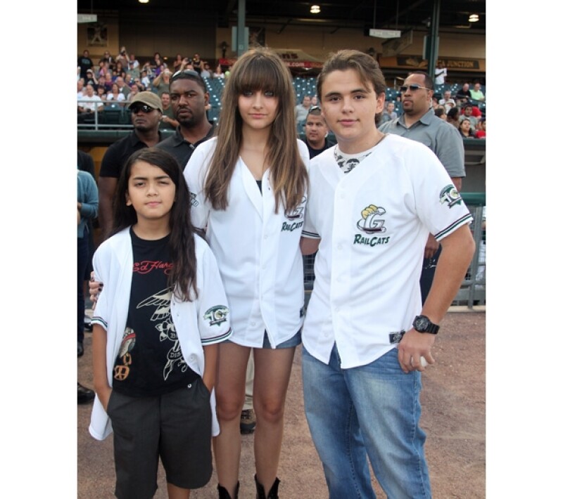 Blanket, Paris y Prince Jackson en 2012.