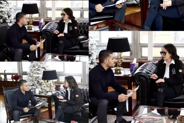 Omar García Harfuch e Hilda Tellez Lino