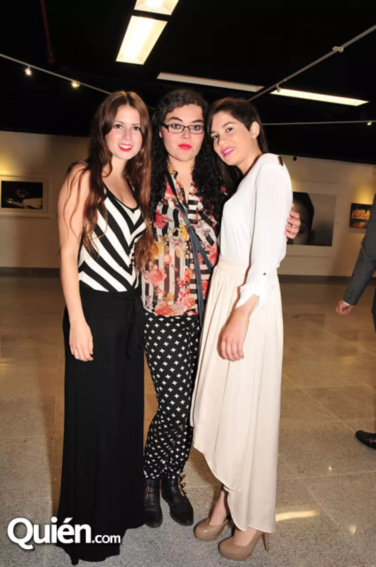 Lucía González, Miroslava Urtiz y Ana Baltazar