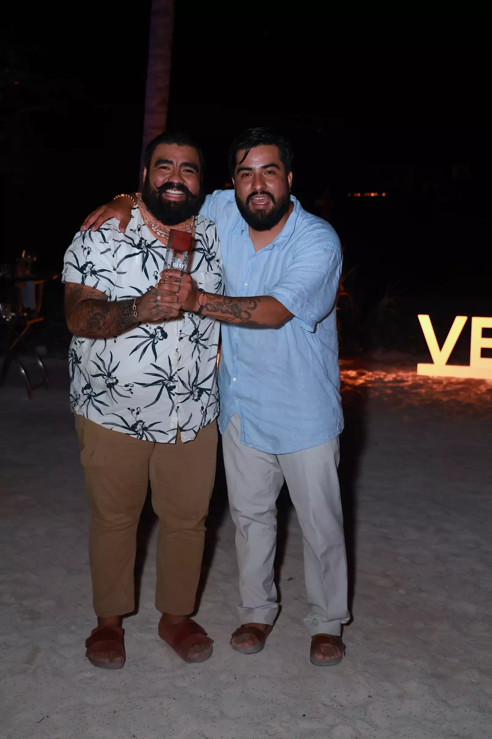 Jorge Miramontes y chef Diego Hernández 