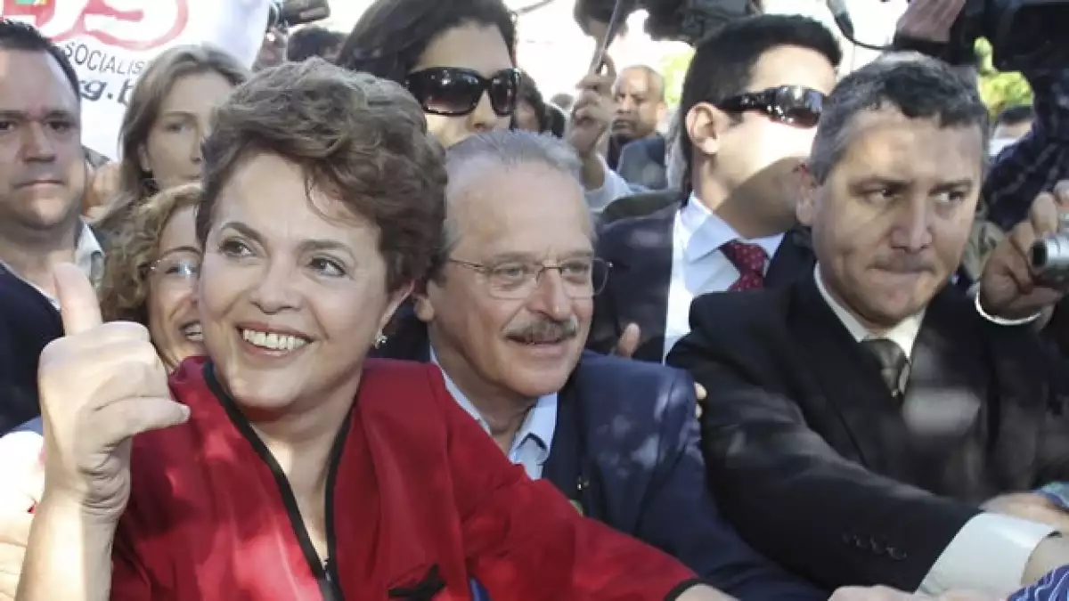 dilma roussef despues de votar