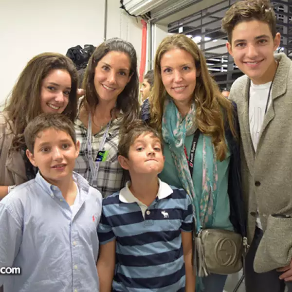 Luciana, Guadalupe, Enrique, Ricardo y Patricio González