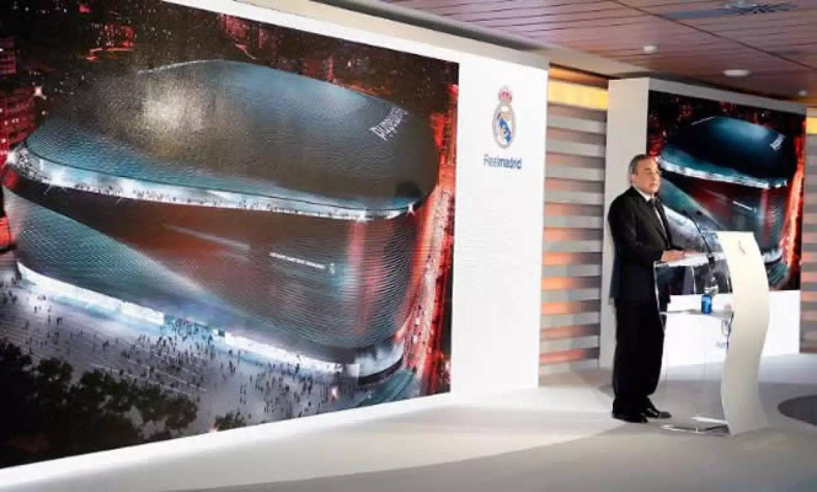 El presidente del Real Madrid, Florentino Pérez, expresó su deseo de que el Santiago Bernabéu sea el “mejor estadio del mundo con la máxima comodidad posible y un ícono de la arquitectura de vanguardia”.