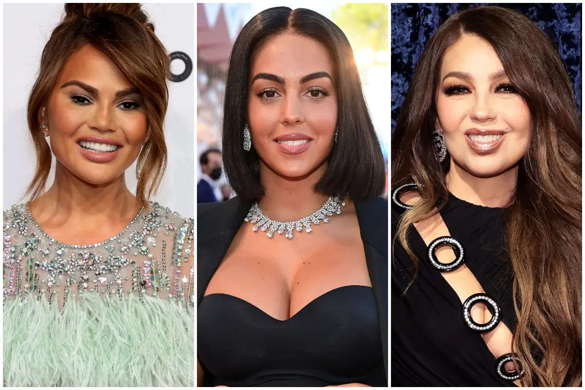 Chrissy Teigen, Georgina Rodríguez y Thalia