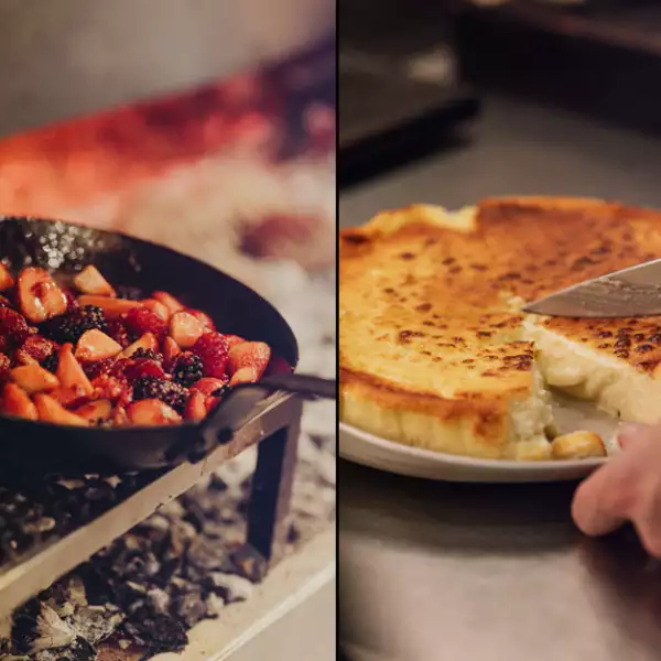 postre de Elkano en Pujol