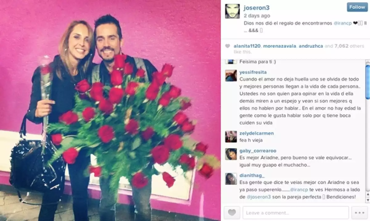 A pesar de que hace ya varios meses José Ron y Ariadne Díaz terminaron, los fans de la actriz la siguen defendiendo al decir que es "mejor novia" que Irán.