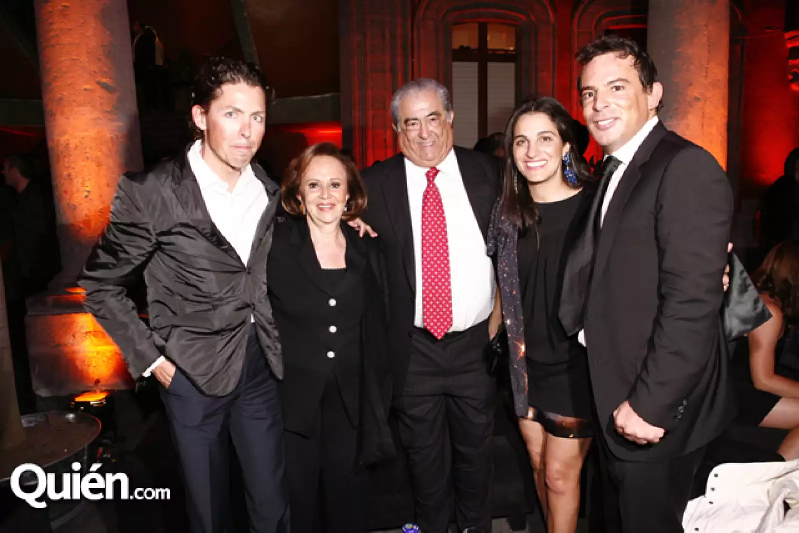 Fernando Romero, Isabel de López, Eugenio López, Soumaya Slim y Eugenio López