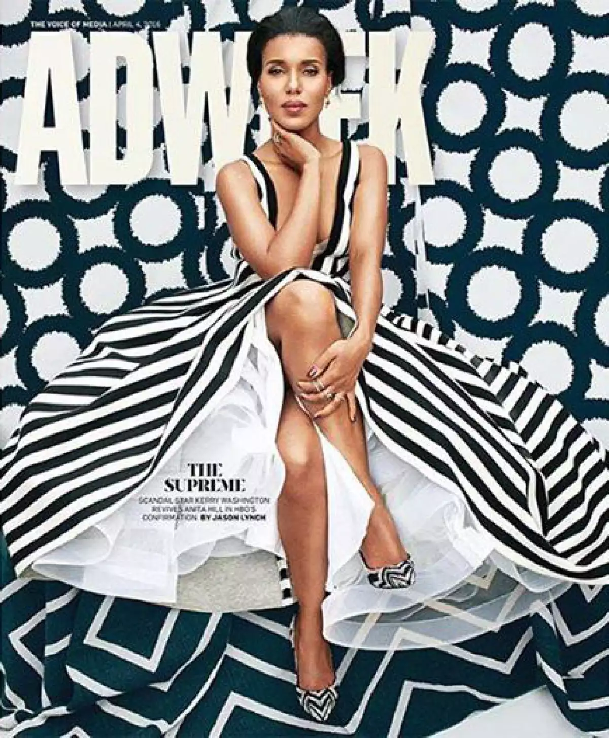 La actriz de "Scandal" expresó su molestia ante esta portada, pues su imagen fue tan alterada que luce irreconocible.