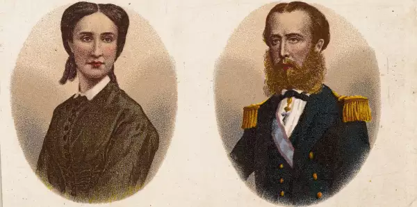 Emperatriz Carlota y emperador Maximiliano