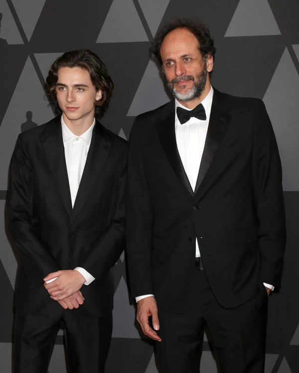 Foto: Shutterstock, Timothée Chalamet y Luca Guadagnino