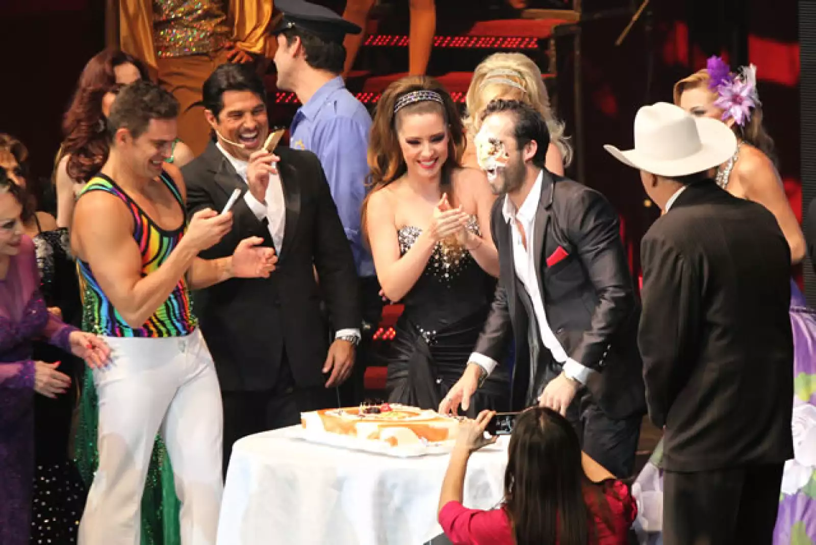 Julio Camejo, Arturo Carmona, Ariadne Díaz, José Ron.