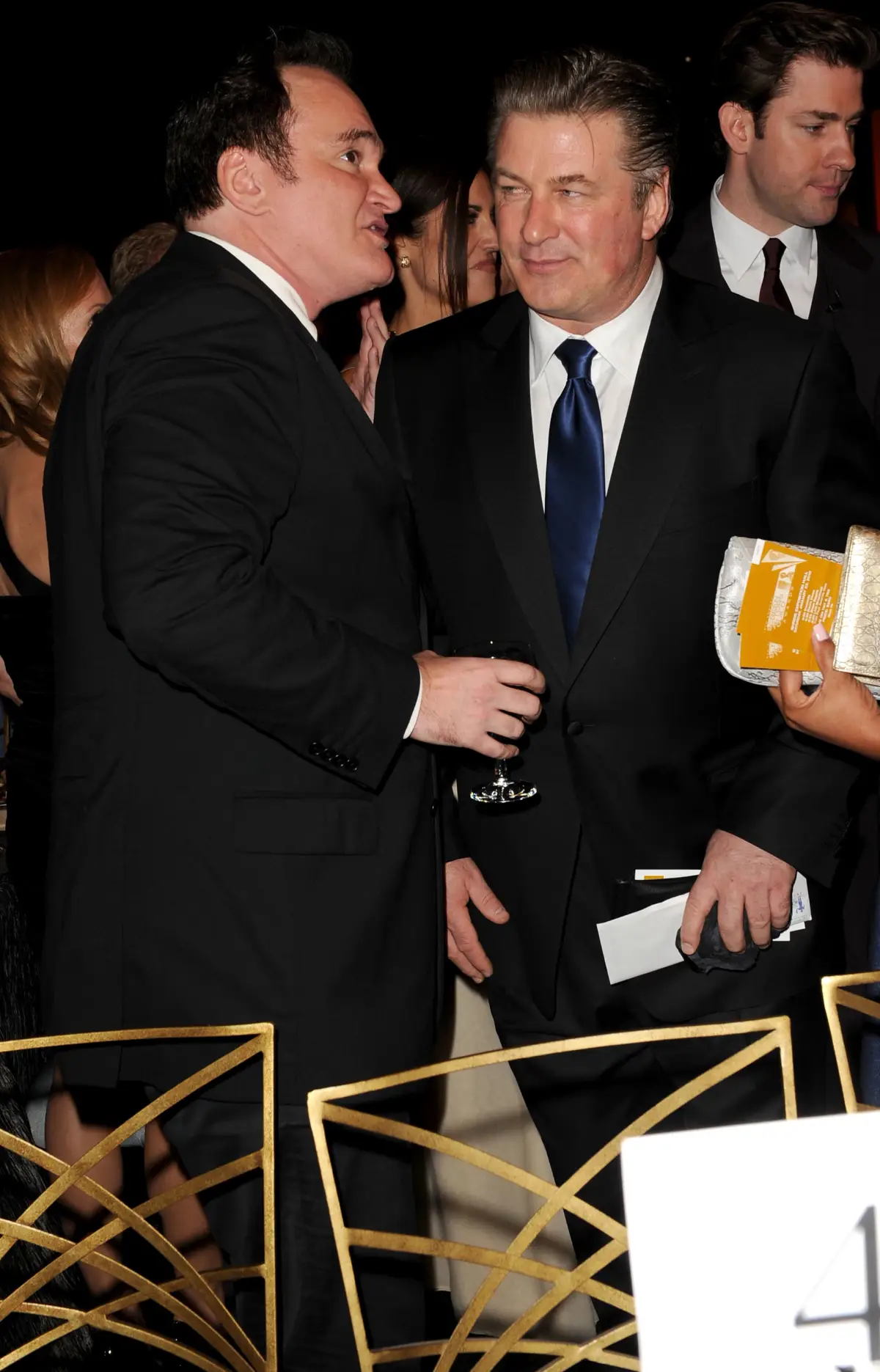 Quentin Tarantino y Alec Baldwin