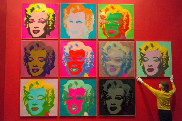 Andy Warhol Screen Prints of Marilyn Monroe at the British Museum