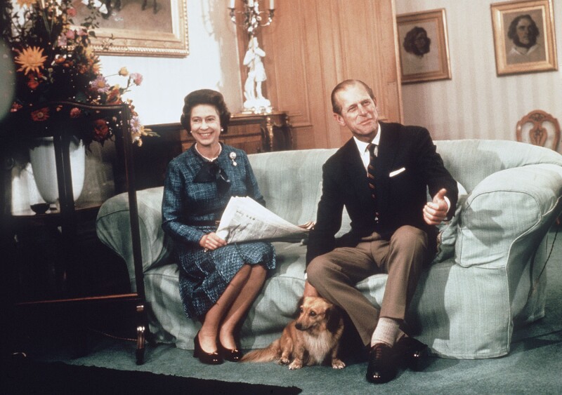 Isabel II, Felipe perros