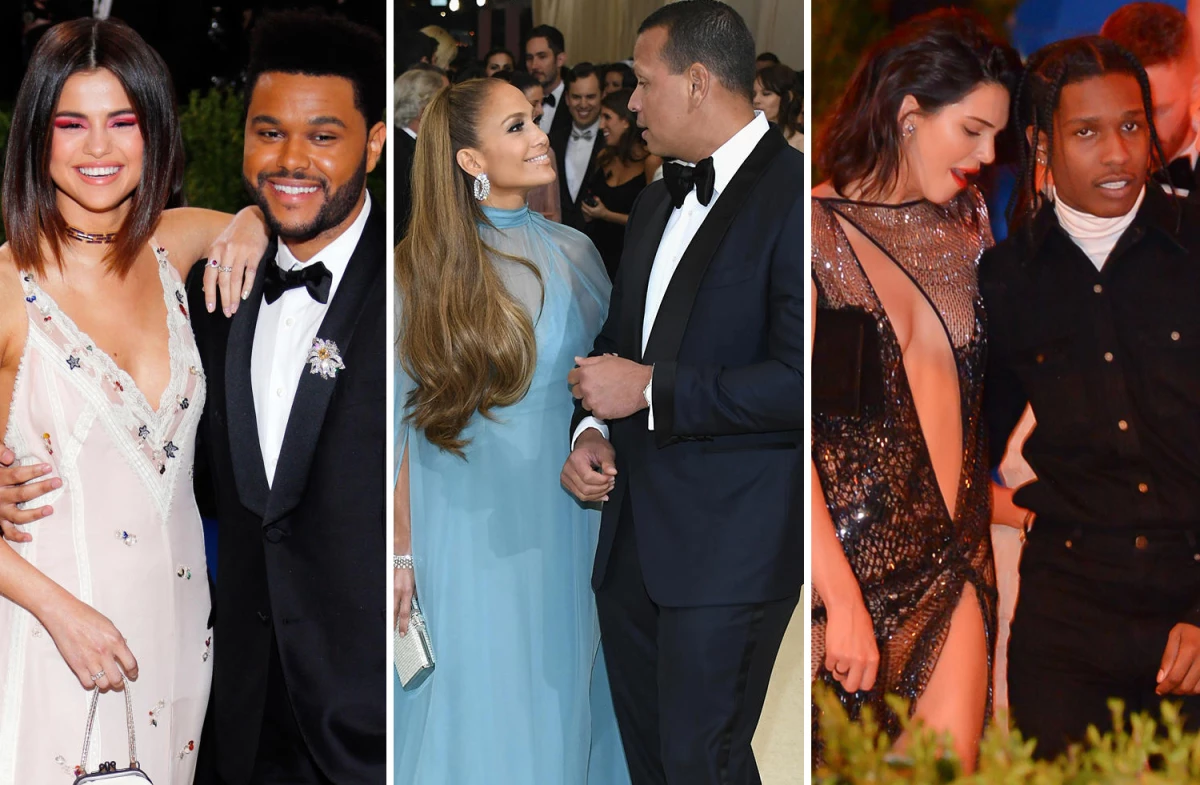Parejas en la gala del Met